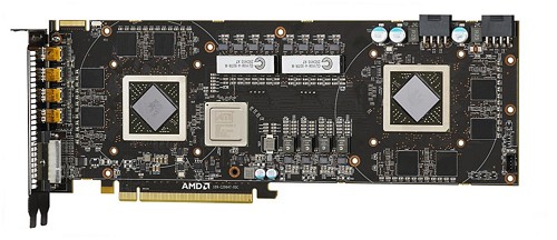 Видеокарта AMD Radeon HD 6990 без системы охлаждения Видеокарта AMD Radeon HD 6990 без системы охлаждения