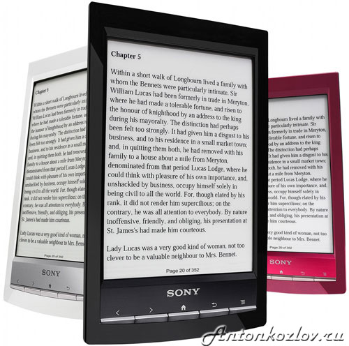 Разновидности Sony Reader Wi-Fi Разновидности Sony Reader Wi-Fi