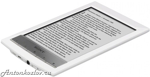Белый Sony Reader Wi-Fi Белый Sony Reader Wi-Fi