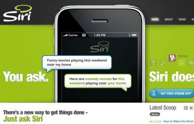 Впервые Siri появилась на смартфонах iPhone 4S Впервые Siri появилась на смартфонах iPhone 4S