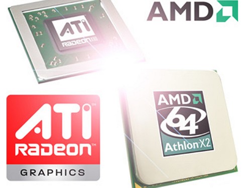 Логотипы и процессоры AMD и ATI