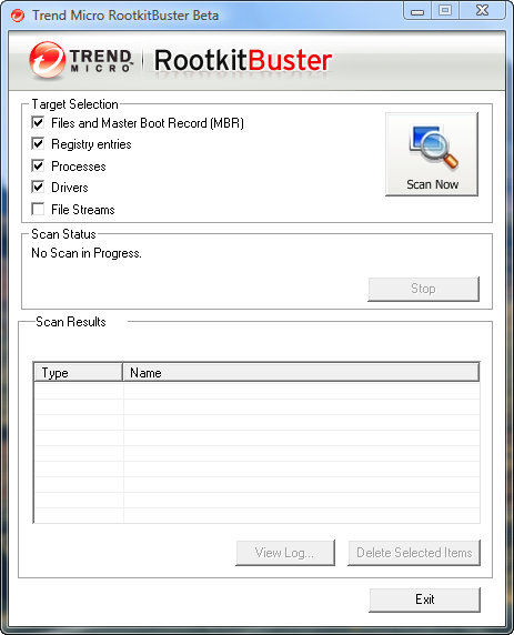 При помощи программы Rootkit Buster можно найти и удалить руткиты с компьютера