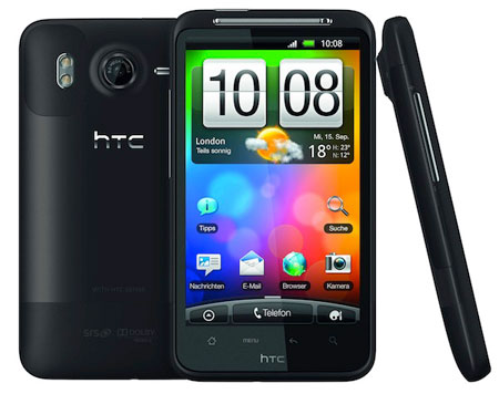 Третье место в Топ 10 февральского рейтинга телефонов - HTC Desire HD