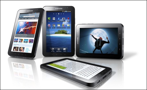 Второе место в Топ 10 февральского рейтинга телефонов - Samsung Galaxy Tab