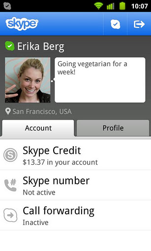 Skype - бесплатная звонилка для Android