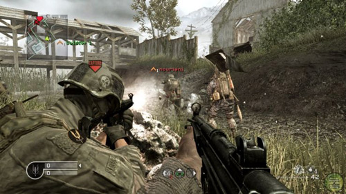Игра Call of Duty 4 для Xbox 360
